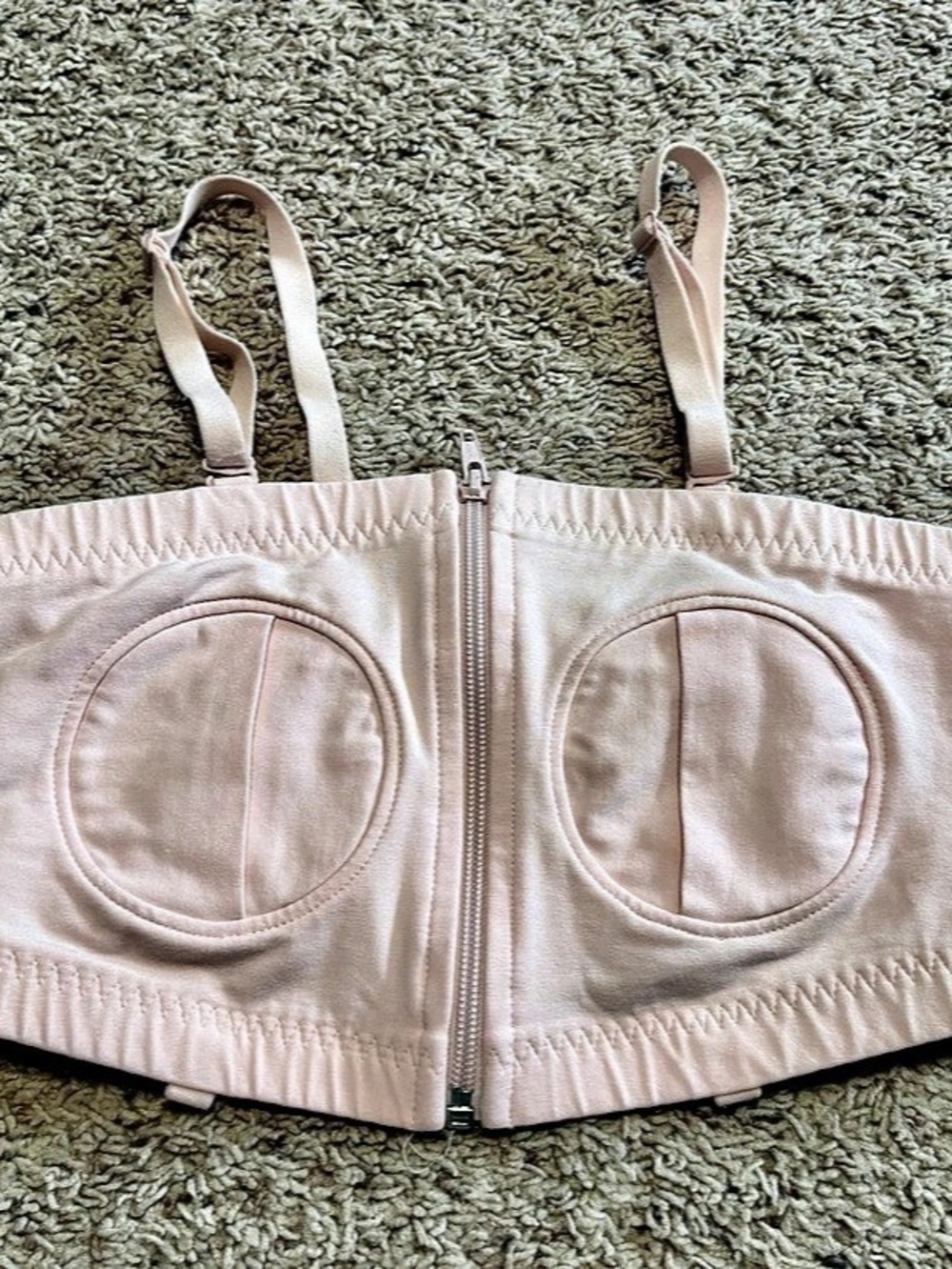 Simple Wishes Hands-Free Pumping Bra XS-L Pink Adjustable